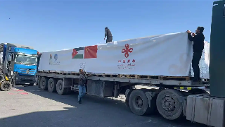 China sends humanitarian aid to Gaza through Jordan